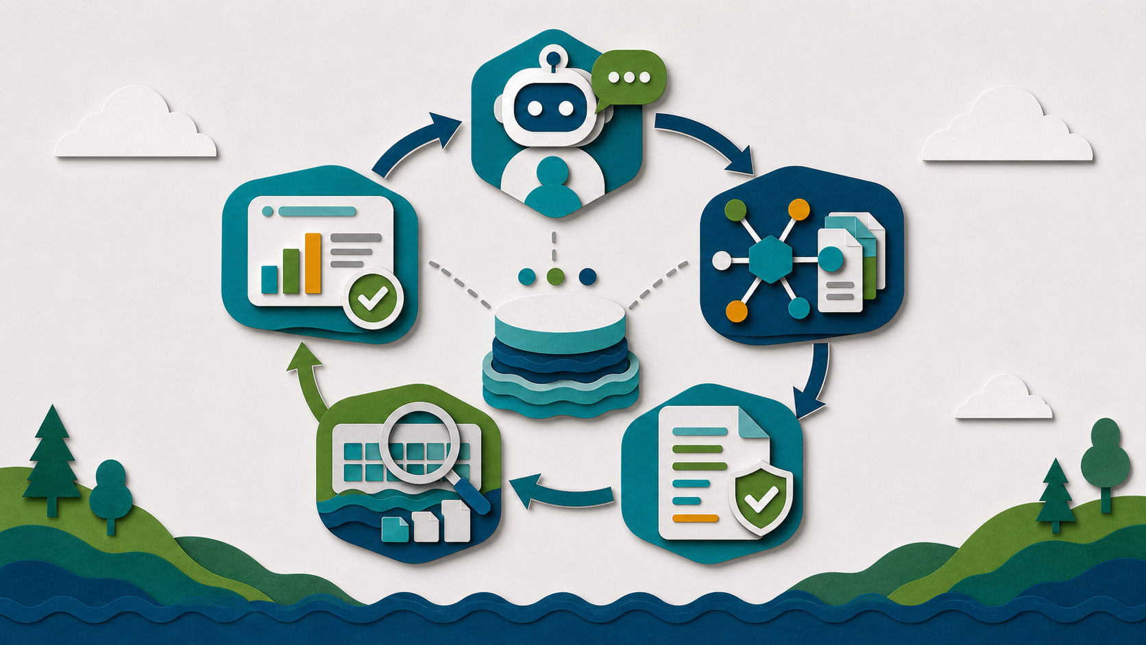 Operating workflow for agentic AI operating layer